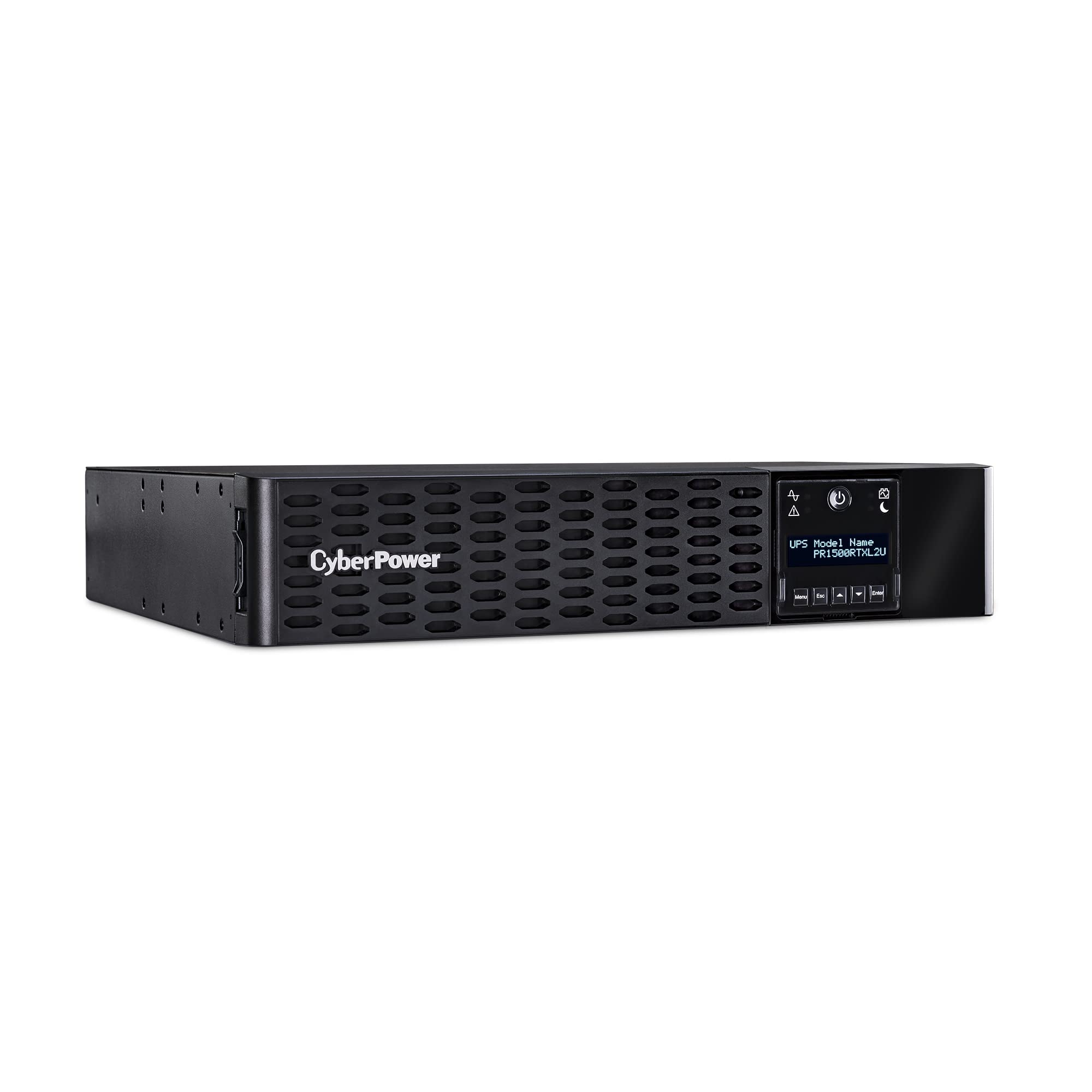 CyberPower PR1500RTXL2UN Smart App Sinewave UPS System, 1500VA/1500W, 8 Outlets, 2U Rack/Tower, RMCARD205 Pre-Installed, EBM Option, Black