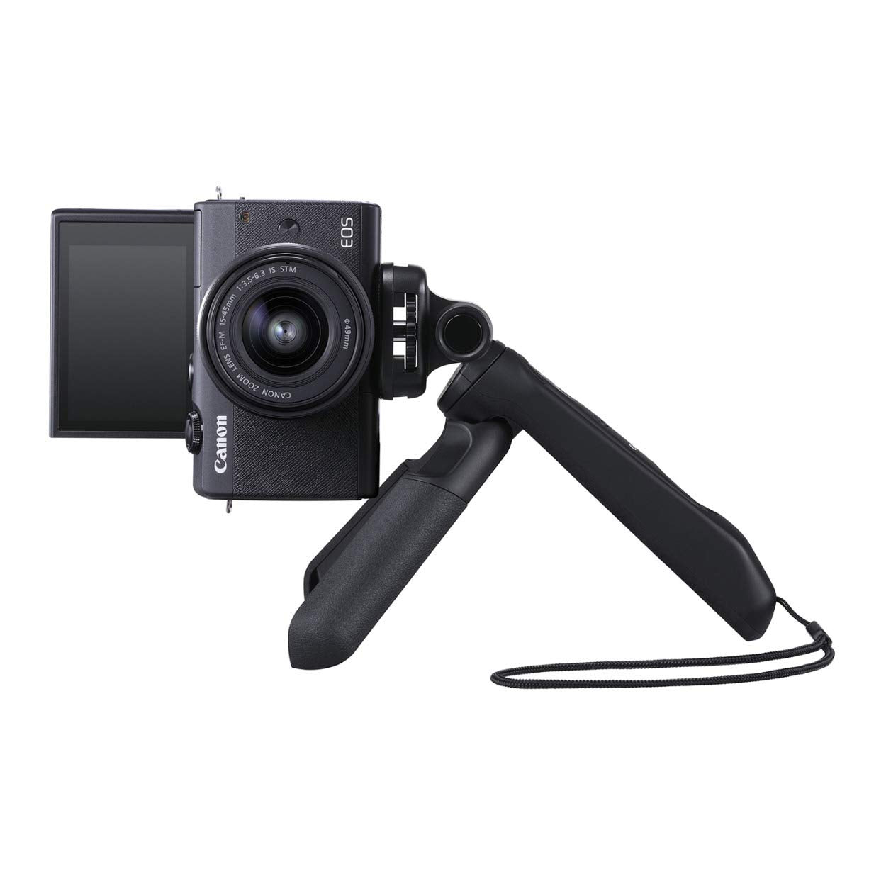 Canon EOS M200 Mirrorless Digital Vlogging Camera, Content Creator Kit, with Tripod, Memory Card, and Detachable Wireless Remote