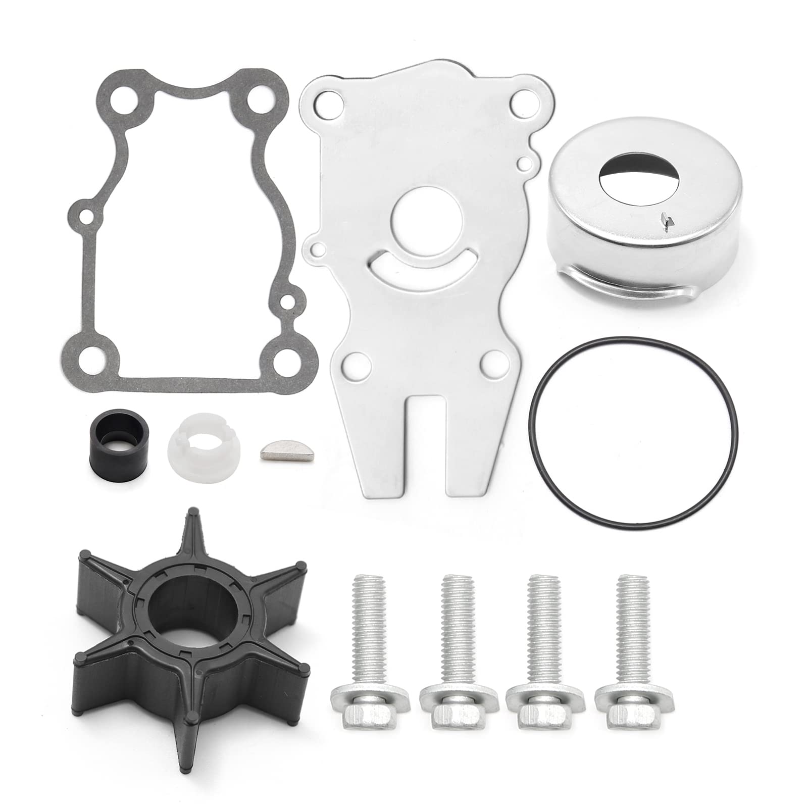 Water Pump Impeller Replacement Outboard engine rubber impeller repair kit for Yamaha F50 F40 F60 Rebuild Kit 63D-W0078-01-00