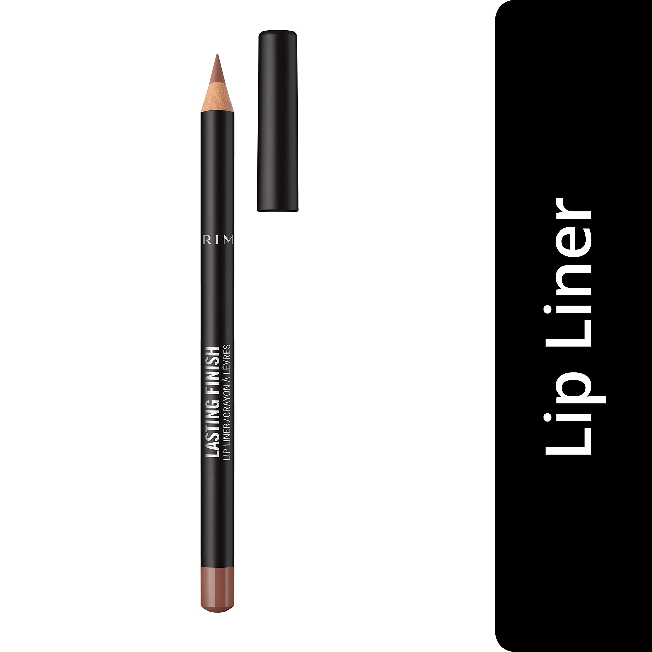 Rimmel Lasting Finish 8HR Soft Lip Liner Pencil - Vibrant, Blendable Formula to Lock Lipstick in Place for 8 Hours - 705 Cappuccino, .04oz