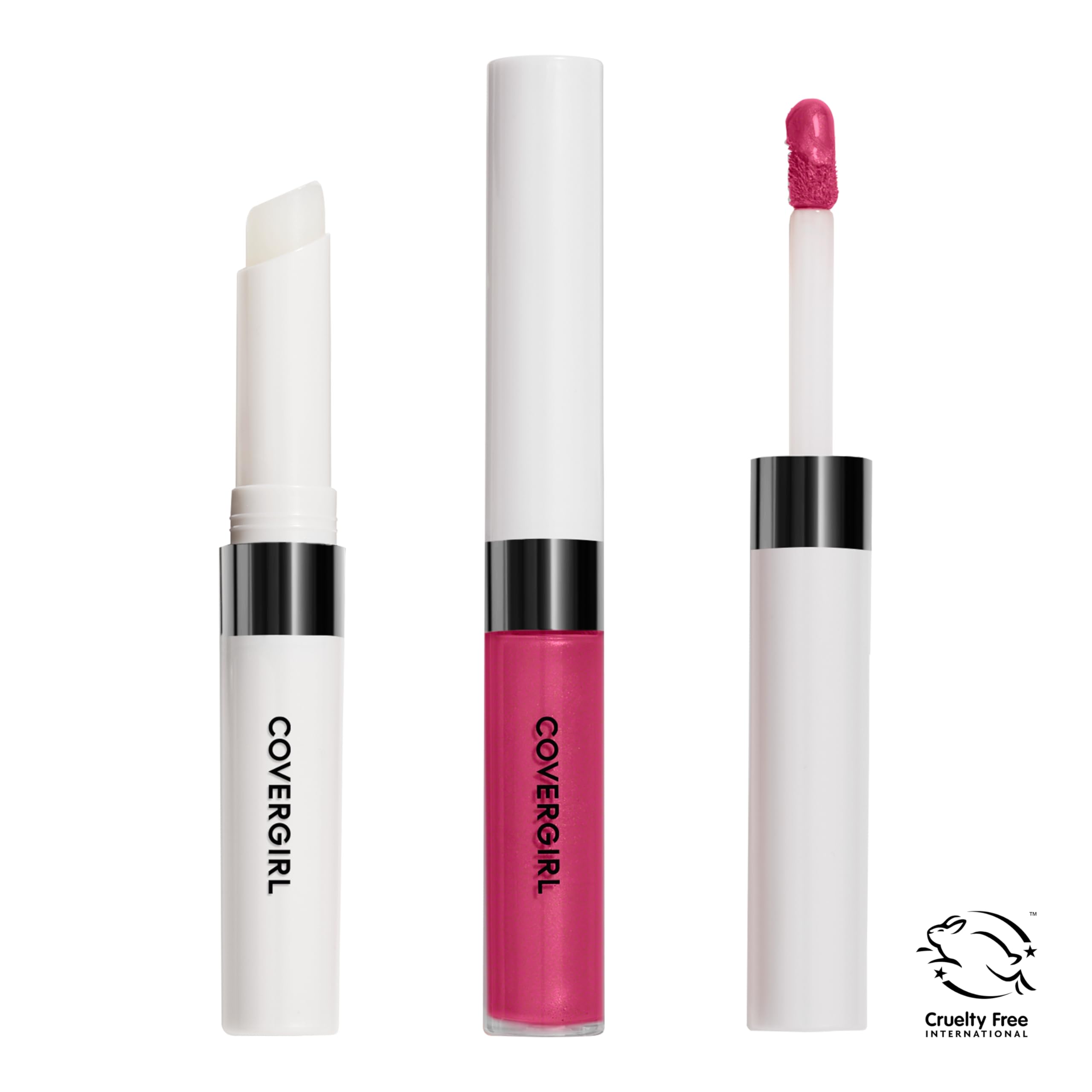 COVERGIRL Outlast All-Day Lip Color With Topcoat, Fuchsia Forever