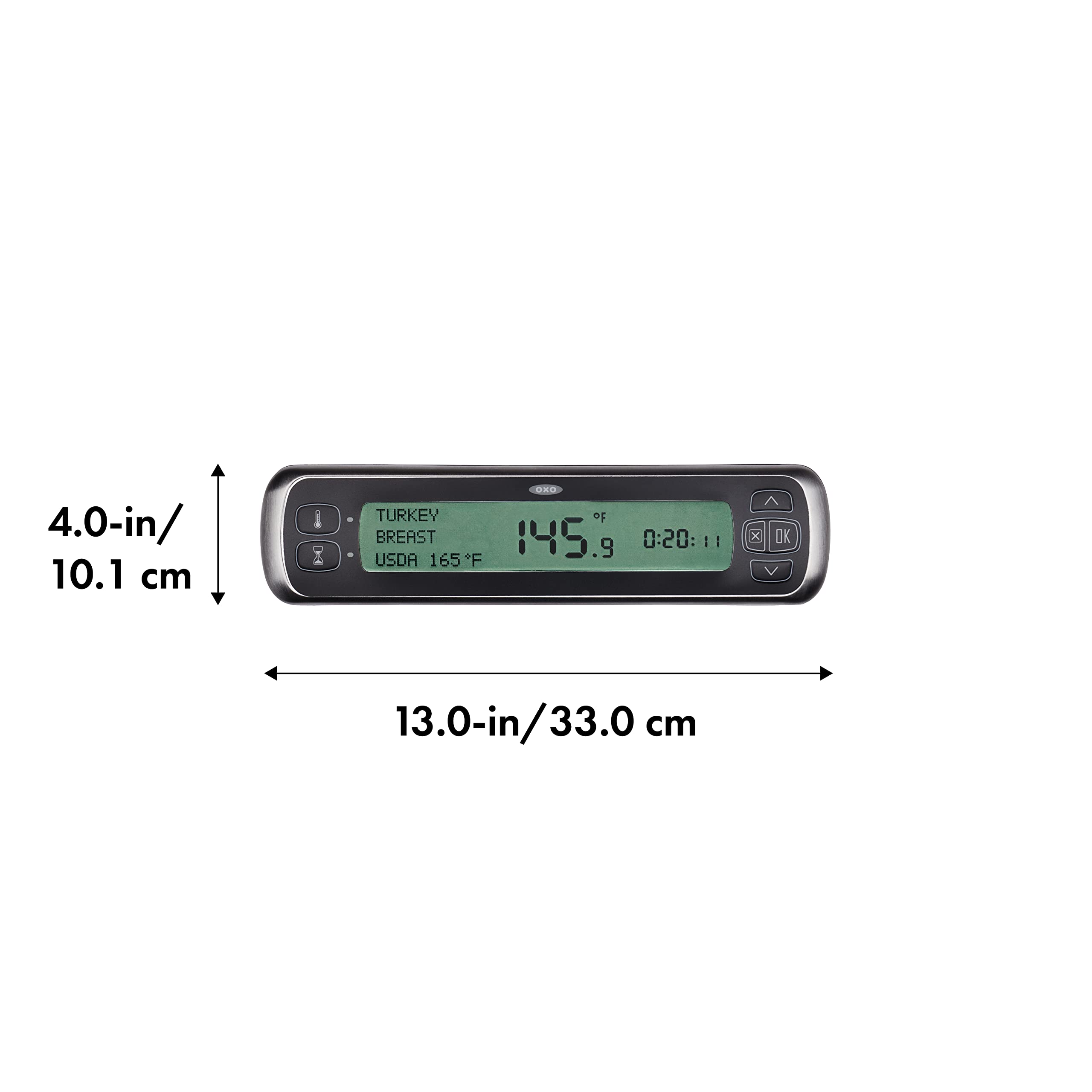 OXO Good Grips Chef's Precision Digital Leave-In Thermometer, Stainless Steel, 1 count