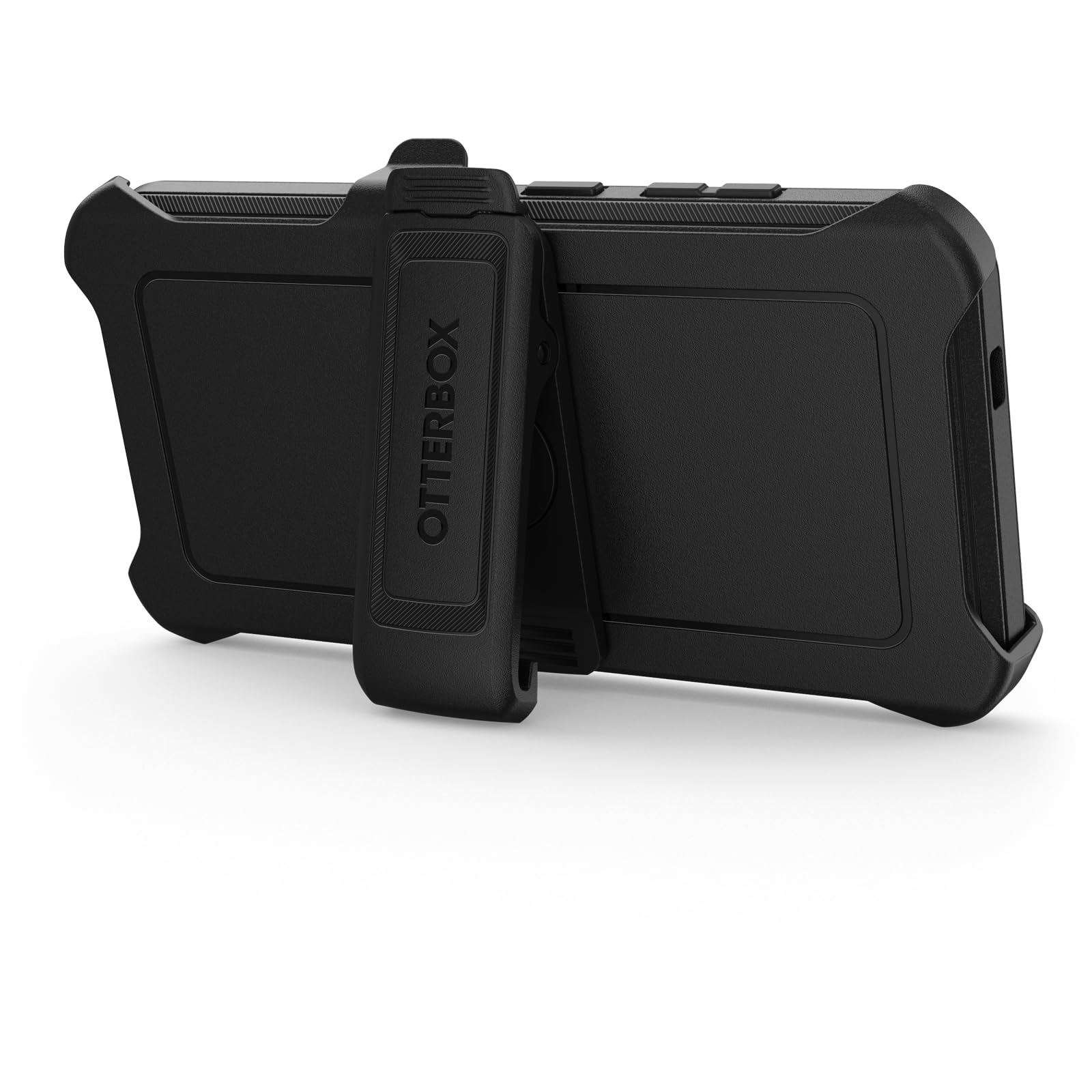 OtterBox Samsung Galaxy S24 Defender Series Case - Single Unit Ships in Polybag, Ideal for Business Customers - Black, Rugged & Durable, with Port Protection, Includes Holster Clip Kickstand