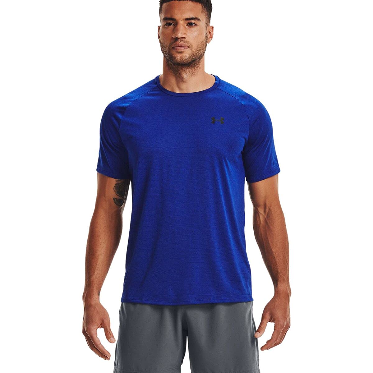 Under Armour Men's Tech 2.0 Novelty Short-Sleeve T-Shirt , Royal (400)/Black , XX-Large