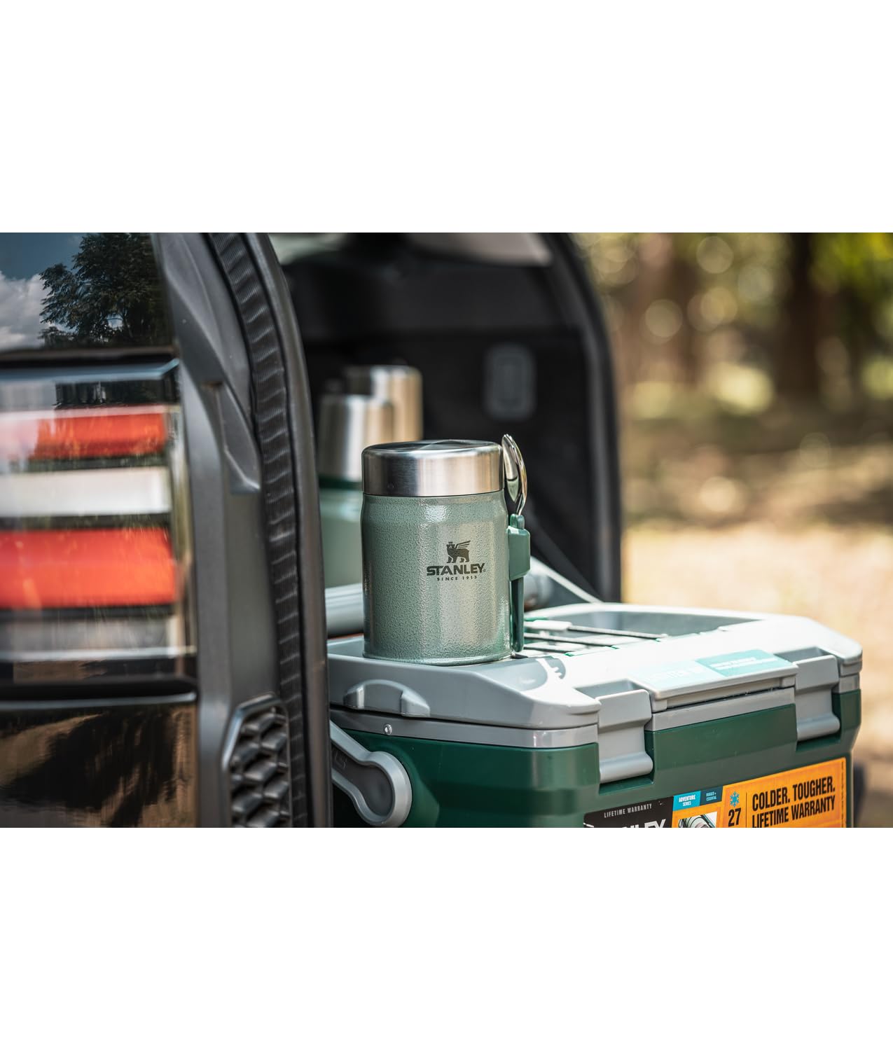 Stanley Classic Legendary Classic Food Jar + Spork 14oz Hammertone Green