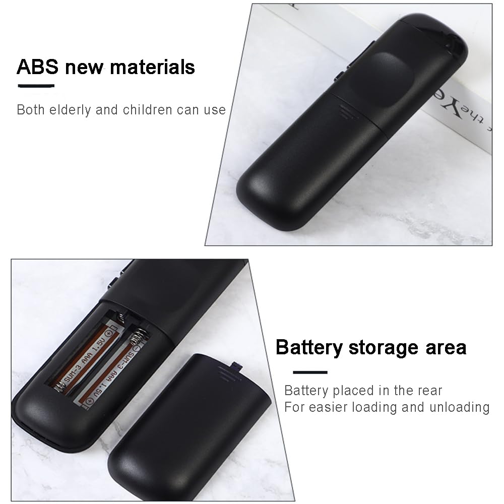 New Replacement for Roku-TV-Remote, Roku Remote Control for TCL Roku/Hisense/Onn Roku/Sharp Series Smart TVs (Not for Roku Stick and Box), with 4 Shortcuts Netflix/Disney/Hulu/Apple TV(2 Bateries)