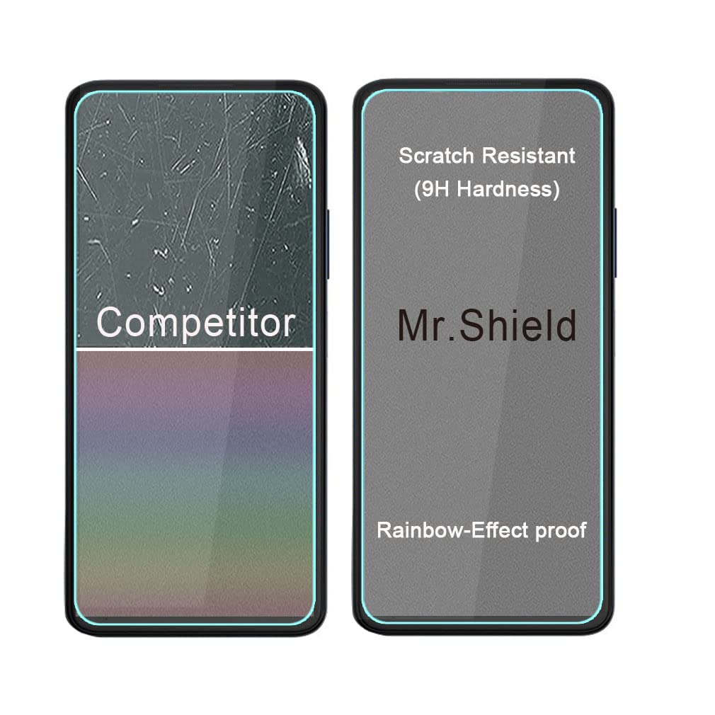 Mr.Shield Screen Protector For NUU MOBILE B15 (Nuu B15) [Upgrade Maximum Cover Screen Version] [Tempered Glass] [9H Hardness] [3-Pack] Screen Protector