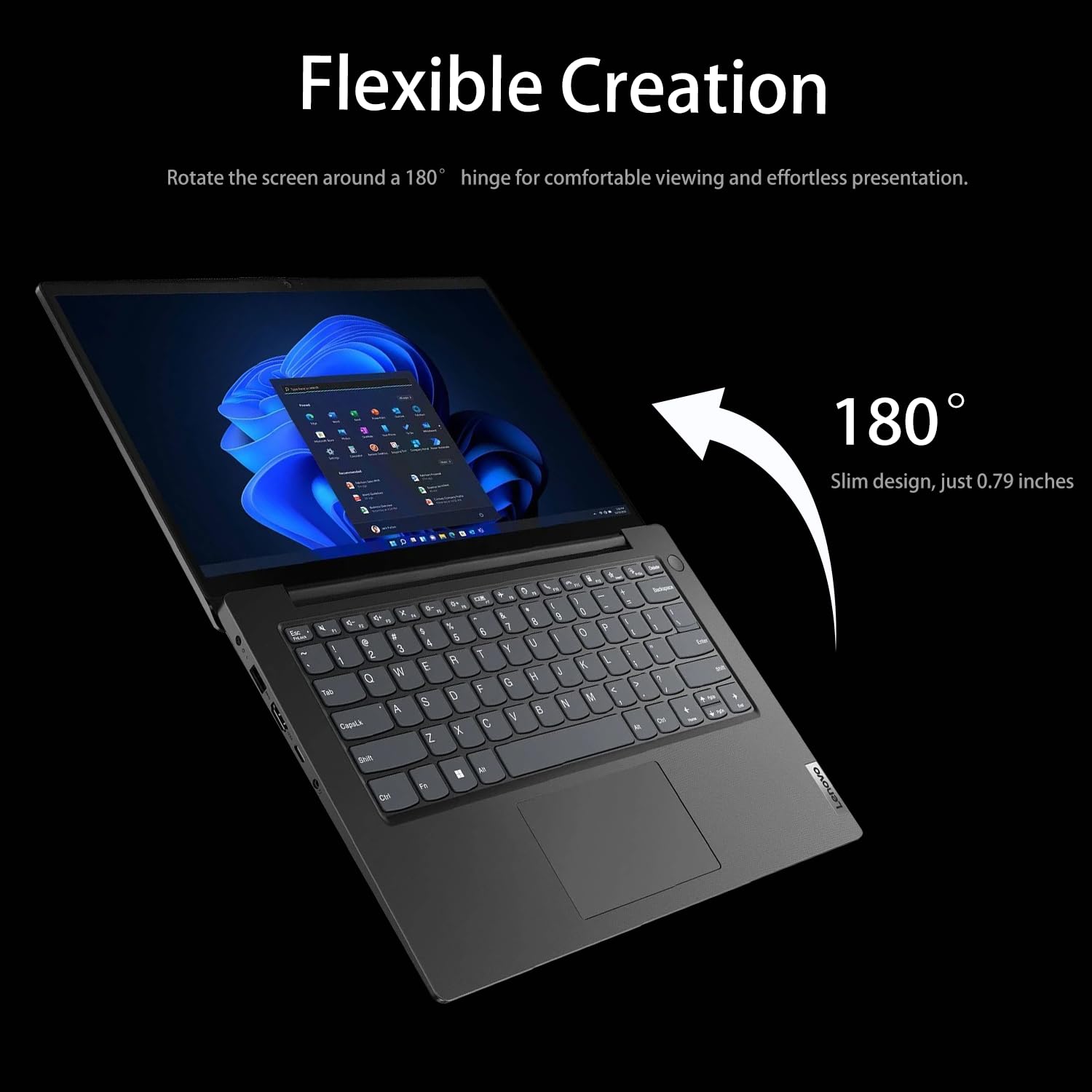 Lenovo V14 Gen 4 Business Laptop, 14" FHD Anti-Glare, Intel 10-Core i7-1355U, 24GB RAM, 1TB SSD, Webcam with Privacy Shutter, Wi-Fi 6, HDMI, Windows 11 Pro, Black, Bundle with Wireless Mouse
