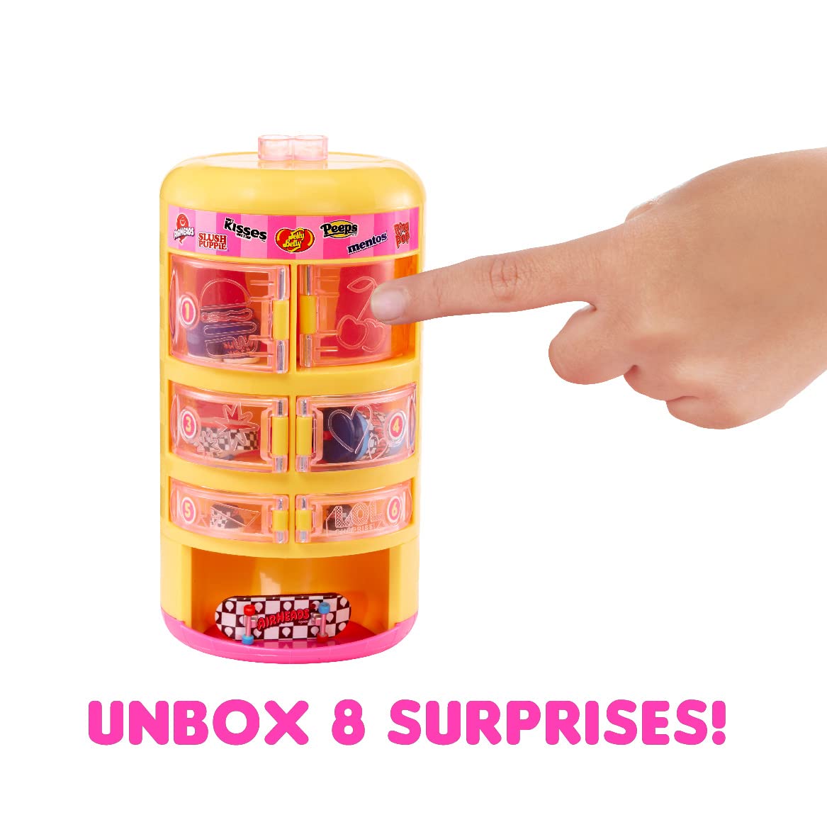 L.O.L. Surprise! Loves Mini Sweets Surprise-O-Matic Series 2 with 8 Surprises, Accessories, Limited Edition Doll, Candy Theme, Collectible Doll- Great Gift for Girls Age 4+