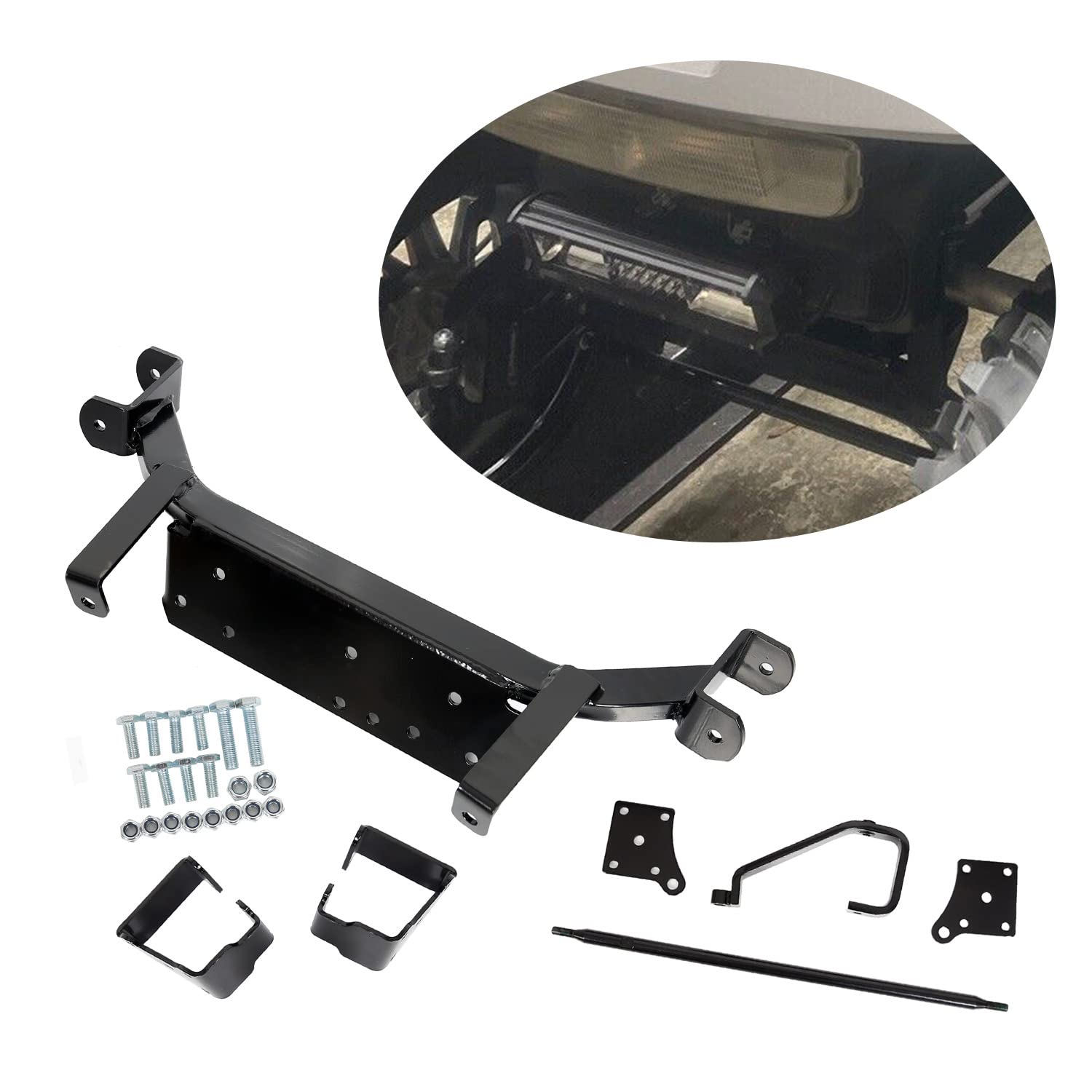 ECOTRIC 6" Drop Axle Golf Cart Lift Kit Compatible with 2001.5-2020 EZGO Medalist/TXT Golf Cart Model