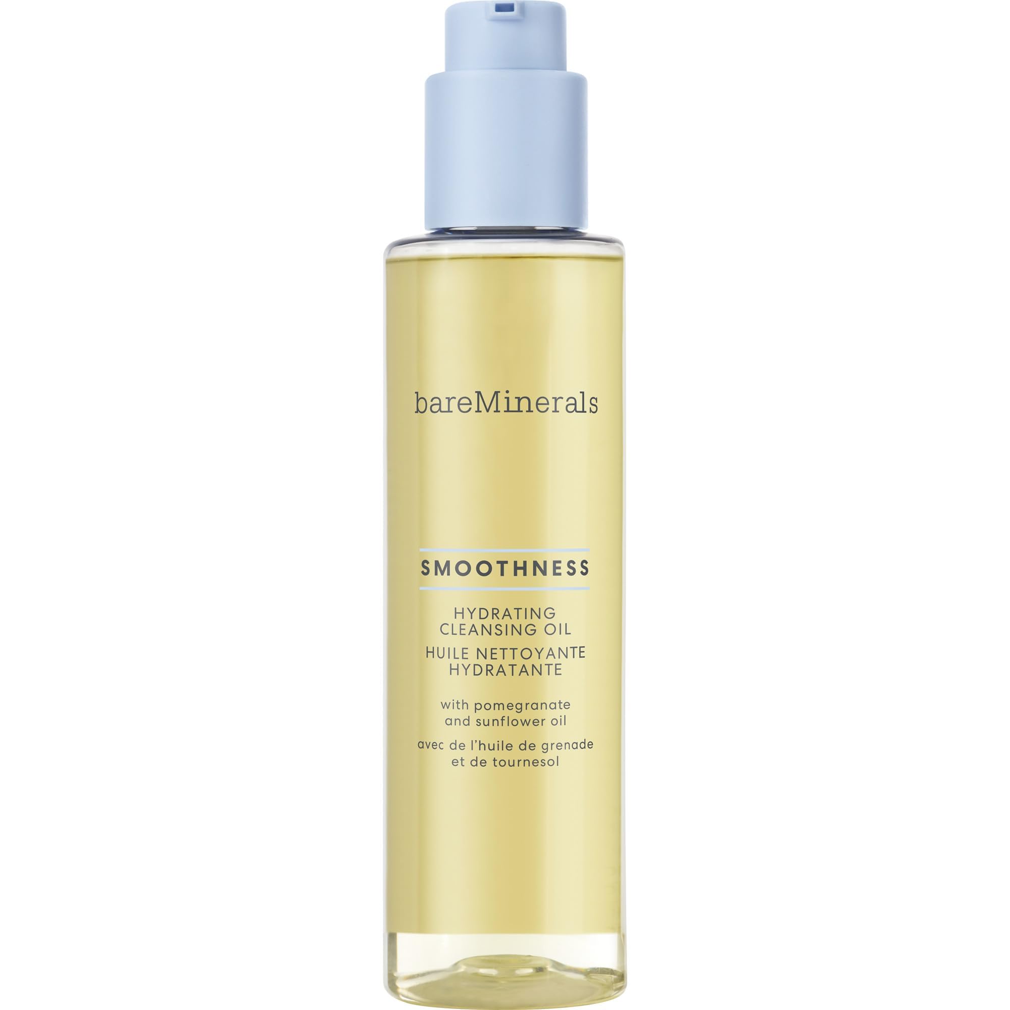 bareMinerals Smoothness Hydrating Oil Cleanser, Gentle Cleansing Oil for Face, Waterproof Makeup Remover, Non-Comedogenic, Vegan