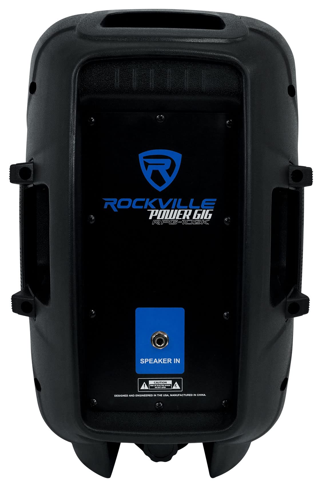 Rockville RPG102K Dual 10" Powered DJ/PA Speaker System, 1000W Peak, Bluetooth/USB/SD, Wired Mic, Stands, Remote, for DJs, Karaoke, Parties, and Live Music
