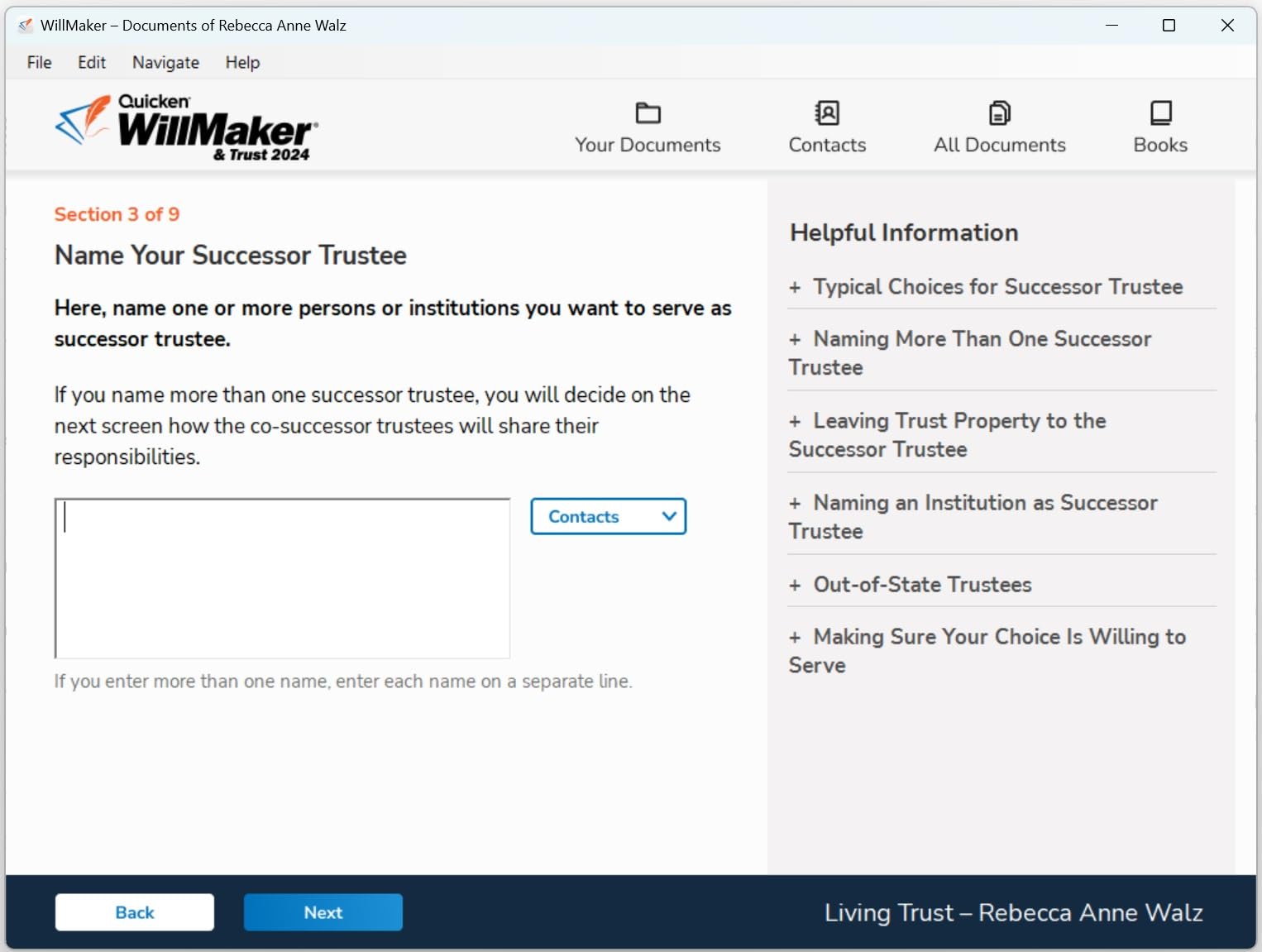 Quicken WillMaker & Trust 2024 - Windows - Estate Planning Software Includes Will, Living Trust, Health Care Directive, Financial, Power of Attorney - Legally Binding [PC Online code]