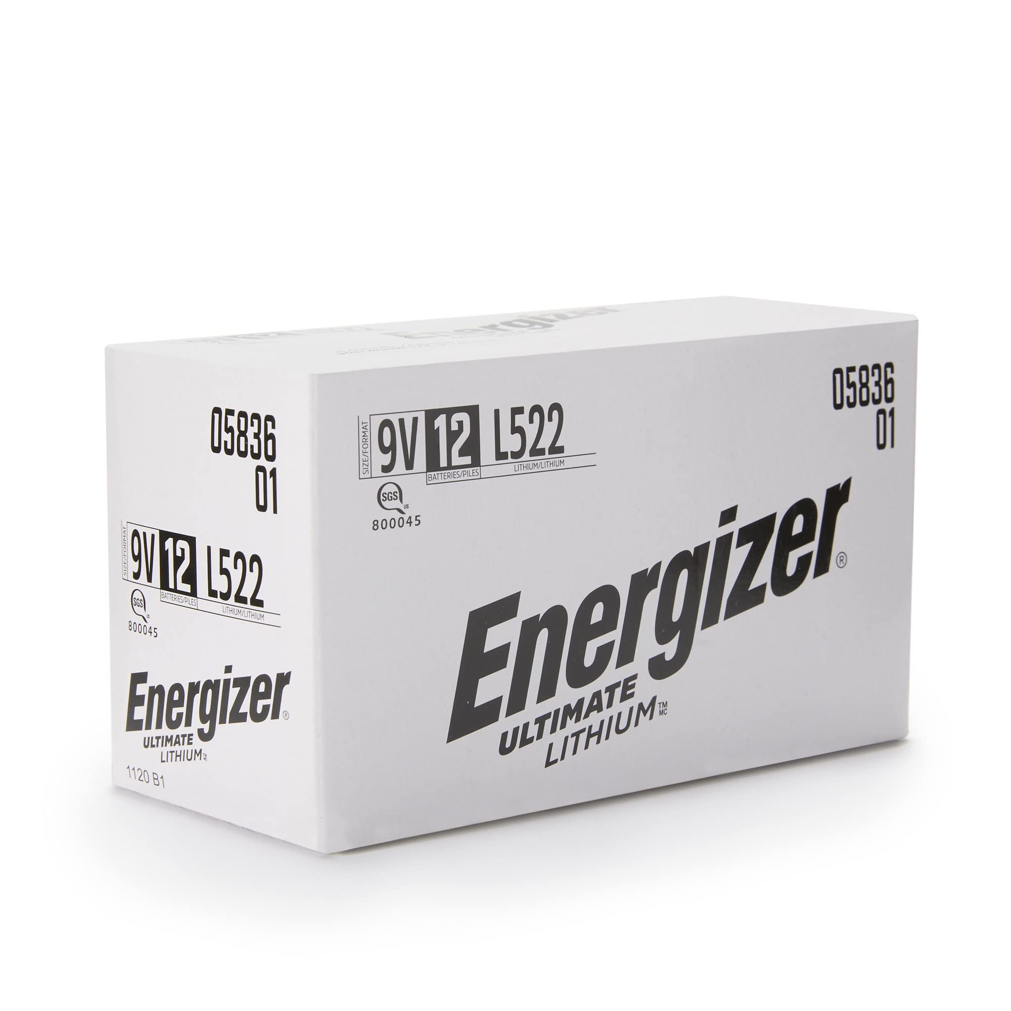 EVEL522BPCT - Energizer Ultimate Lithium 9V Battery