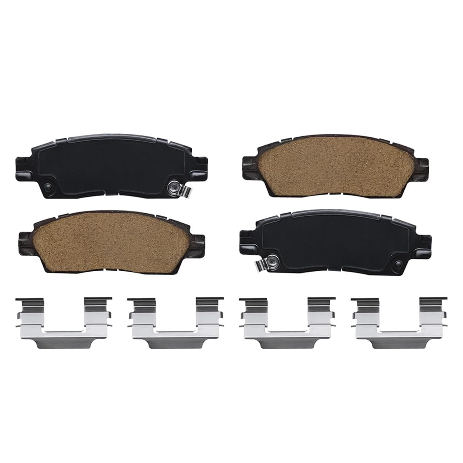 Detroit Axle - Rear Brake Kit for 08-17 Buick Enclave Chevy Traverse 07-16 GMC Acadia Outlook Disc Brake Rotors 2008 2009 2010 2011 2012 2013 2014 2015 2016 Ceramic Brakes Pads Replacement