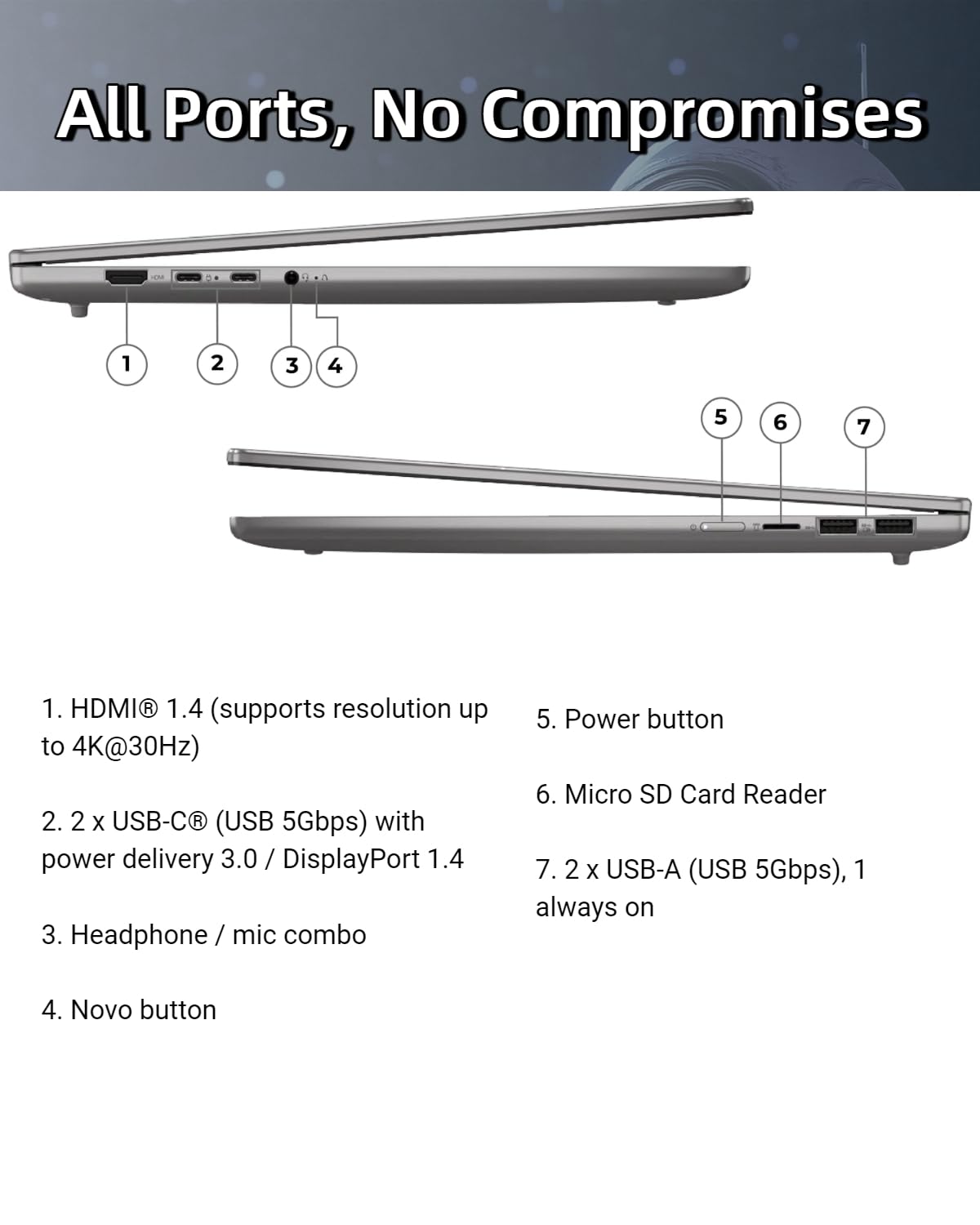 Lenovo IdeaPad Copilot+ Business Laptop - 16" FHD+ Touchscreen - Intel 10-Core 7 240H(Beat Ultra 7 255U) - Facial Login IR Cam - Backlit KB - Win 11 Pro - Redrgon Bundle (32GB DDR5 | 1TB SSD)