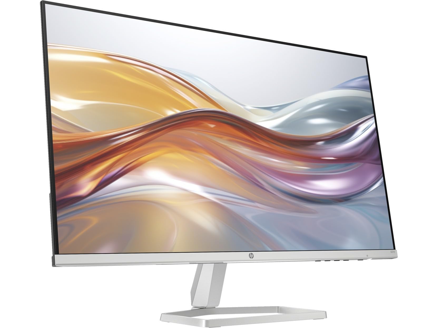 HP 27 inch 1080P Computer Monitor in Silver and Black, 27" Full HD (1920 x 1080) 75Hz Anti-Glare IPS Display with AMD FreeSync, 2 HDMI, 1 VGA, Highly Accurate Color (2025 Model) with Docztorm Dock