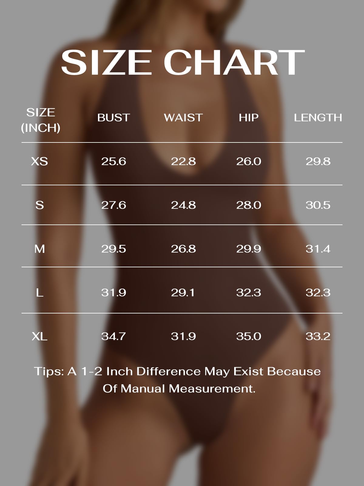 REORIA Bodysuits for Women Halter Tops 2025 Summer V Neck Backless Body Suits Tank Top Trendy Fashion Clothing Coffee X-Large