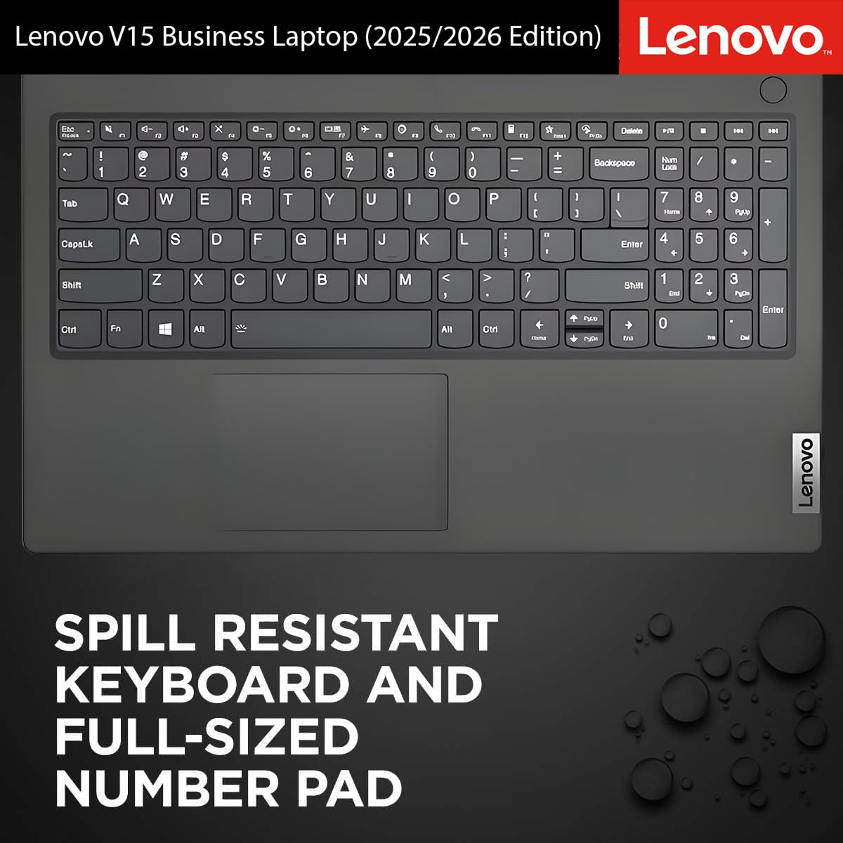 Lenovo New 15.6" FHD Business Laptop 2025/2026 Edition, Intel High-Performance CPU, 16GB RAM, 1TB SSD, Windows 11 Pro with Microsoft Office, WiFi 6, Ultra-Quiet Design, Long Battery Life w/o Earbuds