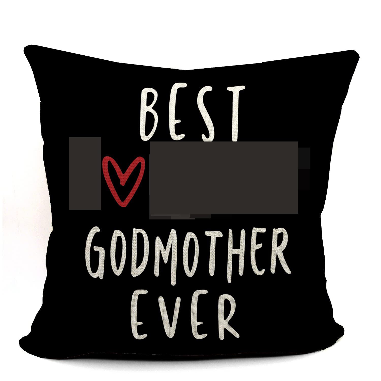 Mancheng-zi Godmother Pillows Covers 18x18,Godmother Gift,Godmother Gifts from Godchild,Gifts for Godmother,god Mother Gifts for Women