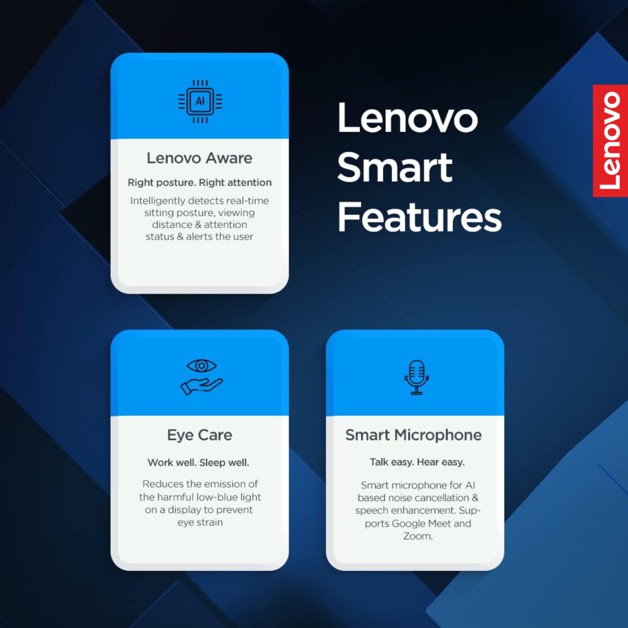 lenovo est IdeaPad 15.6'' FHD Laptop, 20GB RAM, 1TB SSD, Intel Pentium Silver N6000, 1 Year Microsoft Office 365, Webcam, Type-C, SD Card Reader, Wi-Fi 6, Windows 11, JVQ MP Black