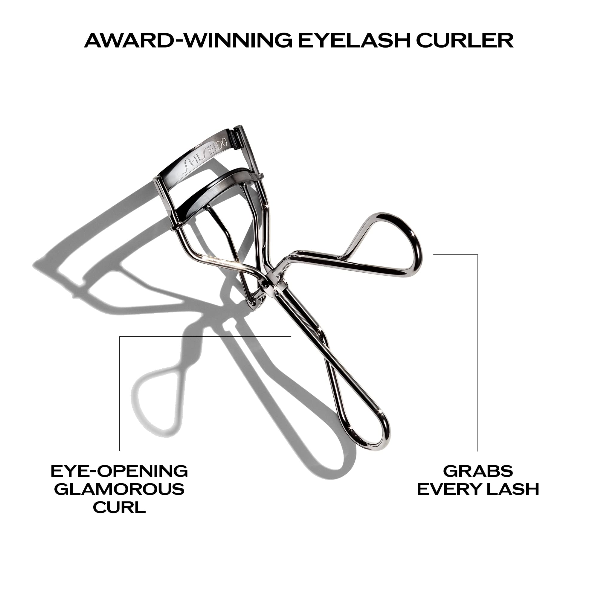 Shiseido Eyelash Curler - Crimps & Curls Lashes for Perfect, Eye-Framing Fringe - Gentle & Safe - Includes Replacement Pad