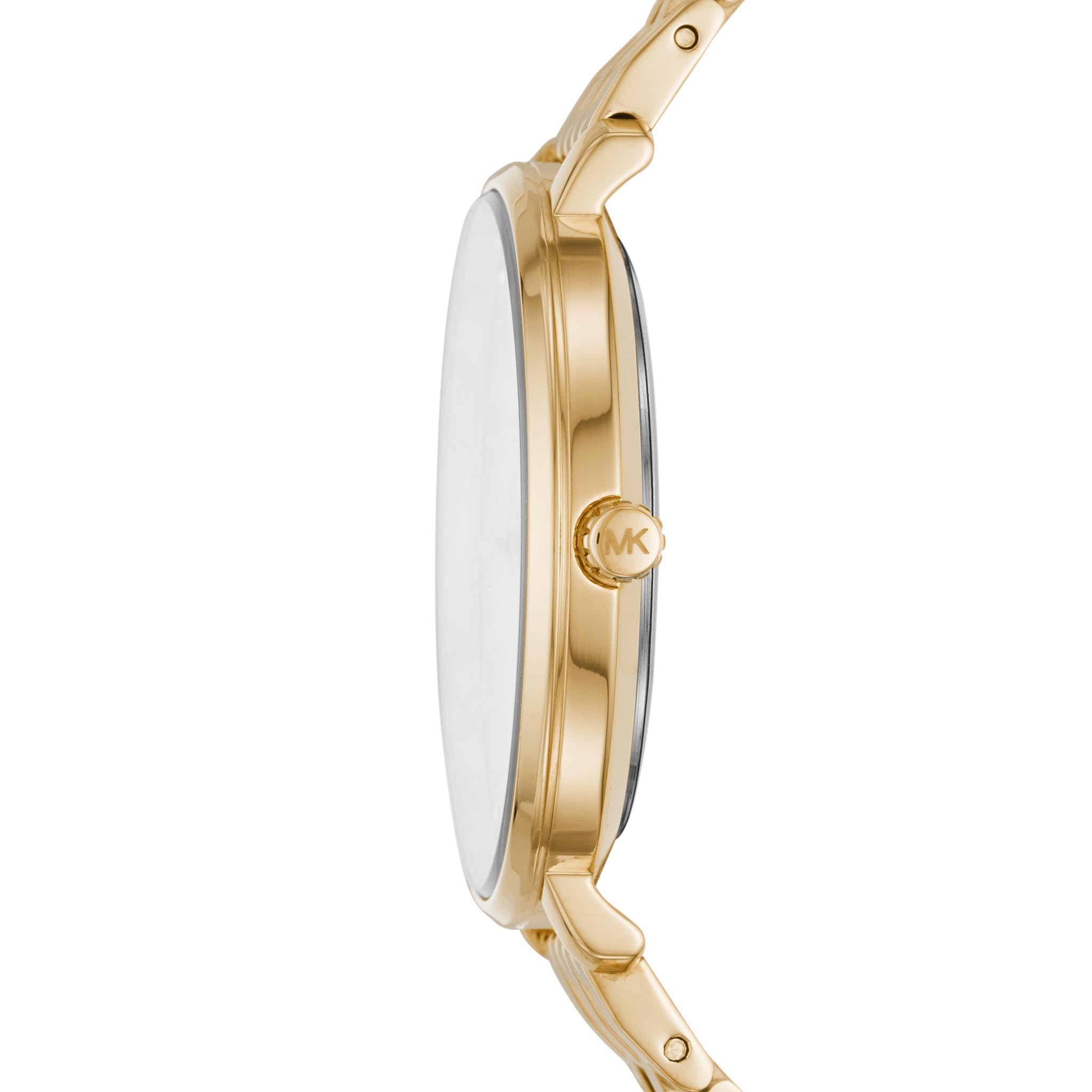 Michael Kors Pyper Three-Hand Gold-Tone Stainless Steel Women's Watch (Model: MK3898)