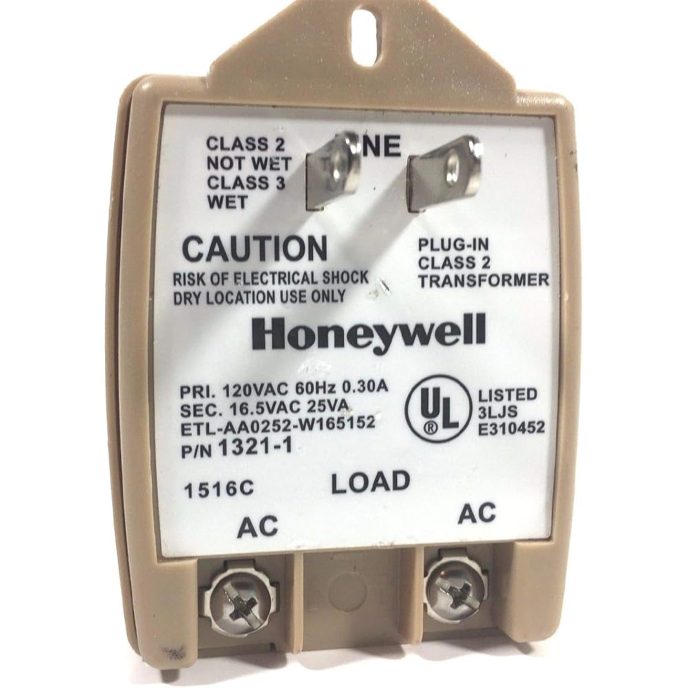 Honeywell Intrusion 1321-1 Transformer 16.5VAC 25VA