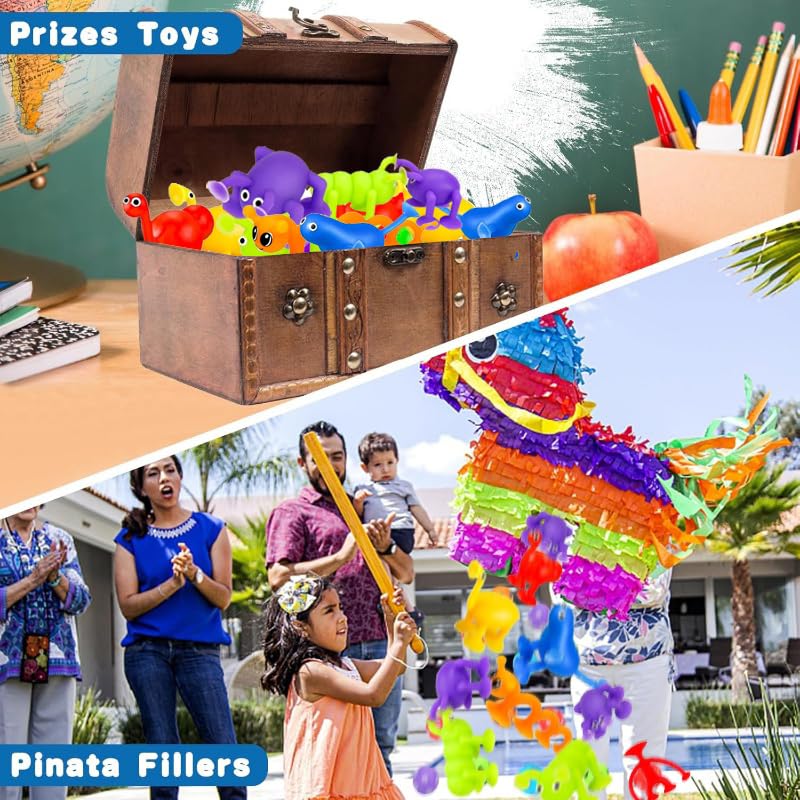 32 PCS Toddler Suction Cup Bath Toys Kids Bath Toy Birthday Party Favor Goody Bag Stuffer Carnival Bulk Prize Filler for Boys Girls Fidget Window Water Table Toy with Eggshell Storage