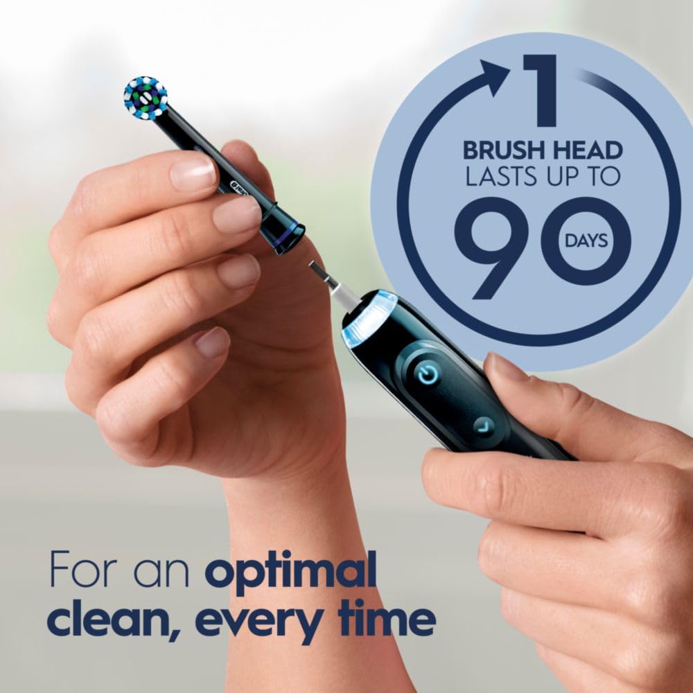 Oral-B Genius X Limited, Electric Toothbrush with Artificial Intelligence, 1 Replacement Brush Head, 1 Travel Case, Midnight Black