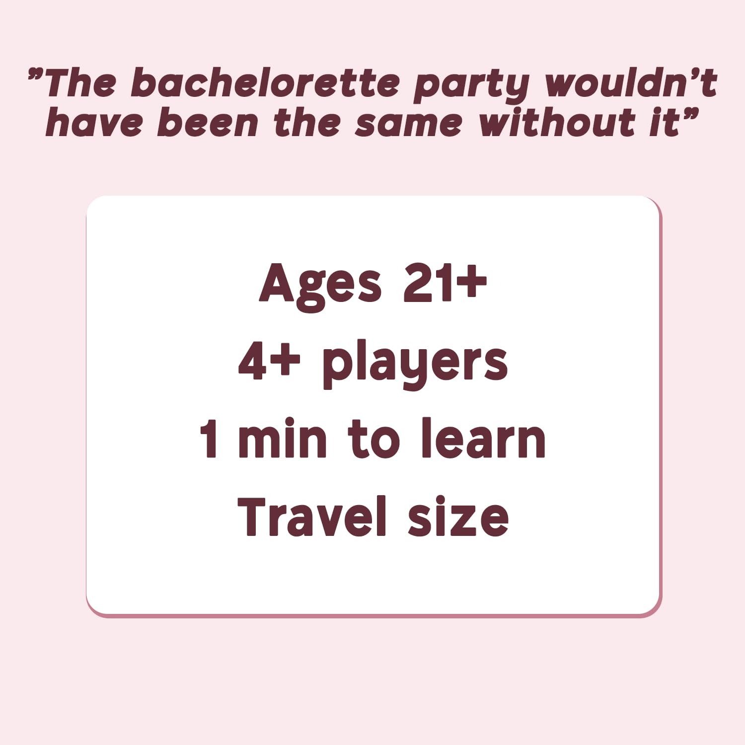 The Greatest Bachelorette Party Game Bundle - 4 Games in 1, Perfect for a Bachelorette Party, Girls Night or Bridal Shower