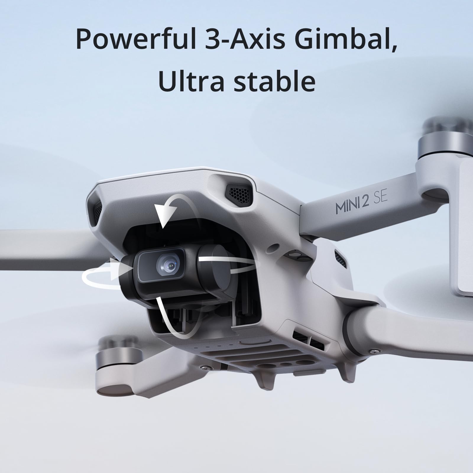 DJI Mini 2 SE, Lightweight Mini Drone with QHD Video, 10km Max Video Transmission, 31-Min Flight Time, Under 249 g, Auto Return to Home, 3-Axis Gimbal Drone with Camera for Beginners