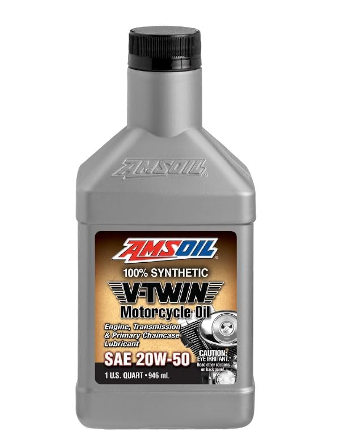 AMSOIL Full Synthetic Motorcycle Oil 20W-50 - ONE U.S. QUART, 946 ml