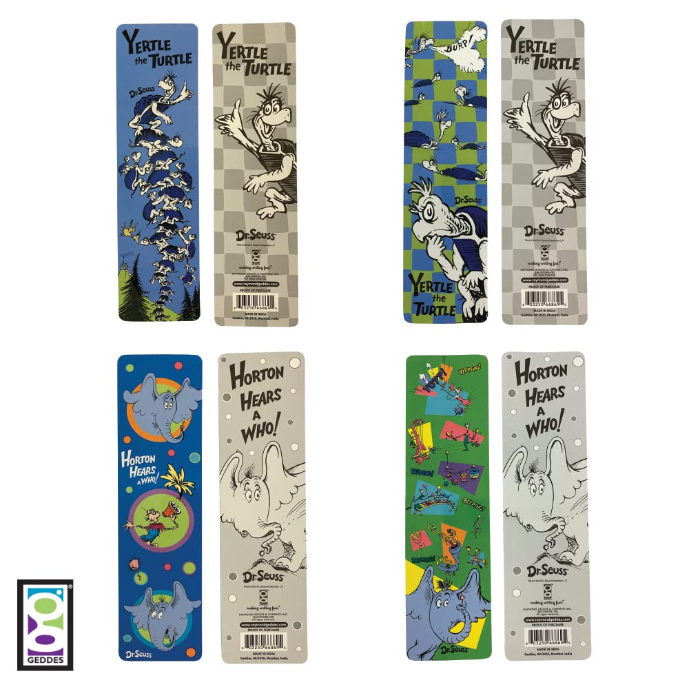 Raymond Geddes 66869 Dr Seuss Assorted Bookmarks For Kids (Pack of 50)
