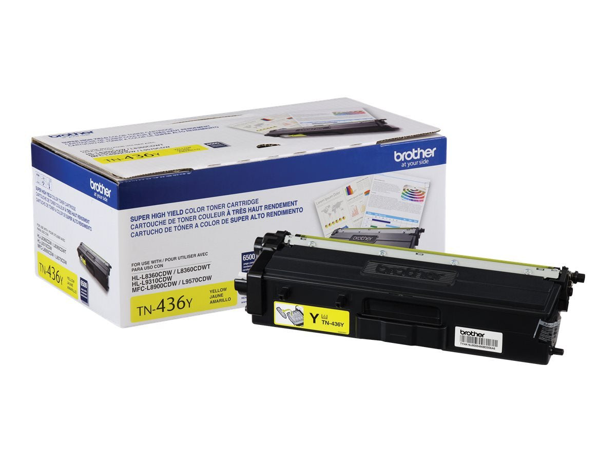 Brother TN-436 Super High Yield Toner Cartridge Set Colors Only (6,500 Yield)