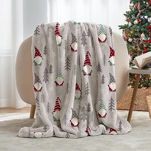 Cozy Bliss Gnome Throw Blanket, Ultra Soft Cozy Blanket Warm MilkyPlush™ Throw Blanket, Ultra Soft Cozy Throw Blanket for Couch, Sofa and Bed