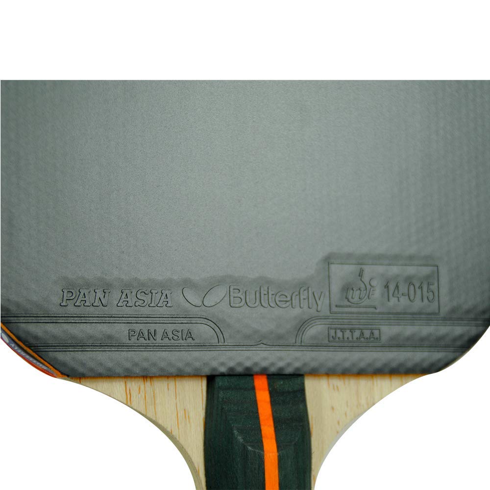 Butterfly Timo Boll Carbon Fiber Ping Pong Paddle | ITTF Approved Table Tennis Racket | Ping Pong Sponge and Rubber | Carbon Layers in Ping Pong Racket for Power | Professional Ping Pong Paddle, 1000 Model