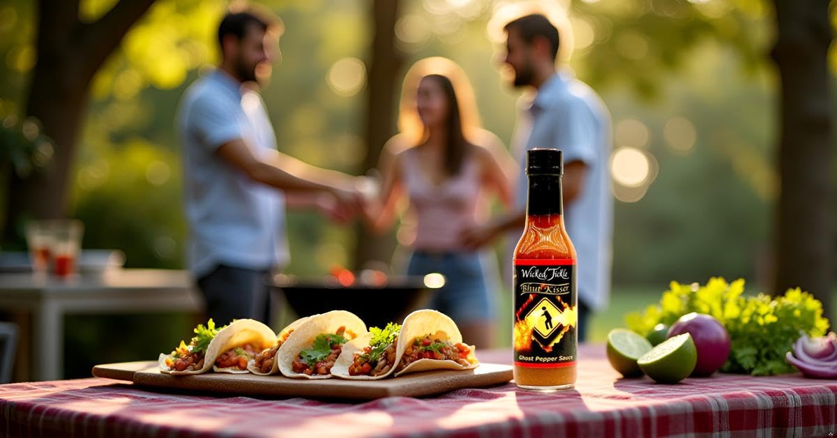 Wicked Tickle & Wicked Reaper World's Hottest Spice Gift Set – Carolina Reaper, Ghost Pepper, and Scorpion Chili Products Plus Free Sauce