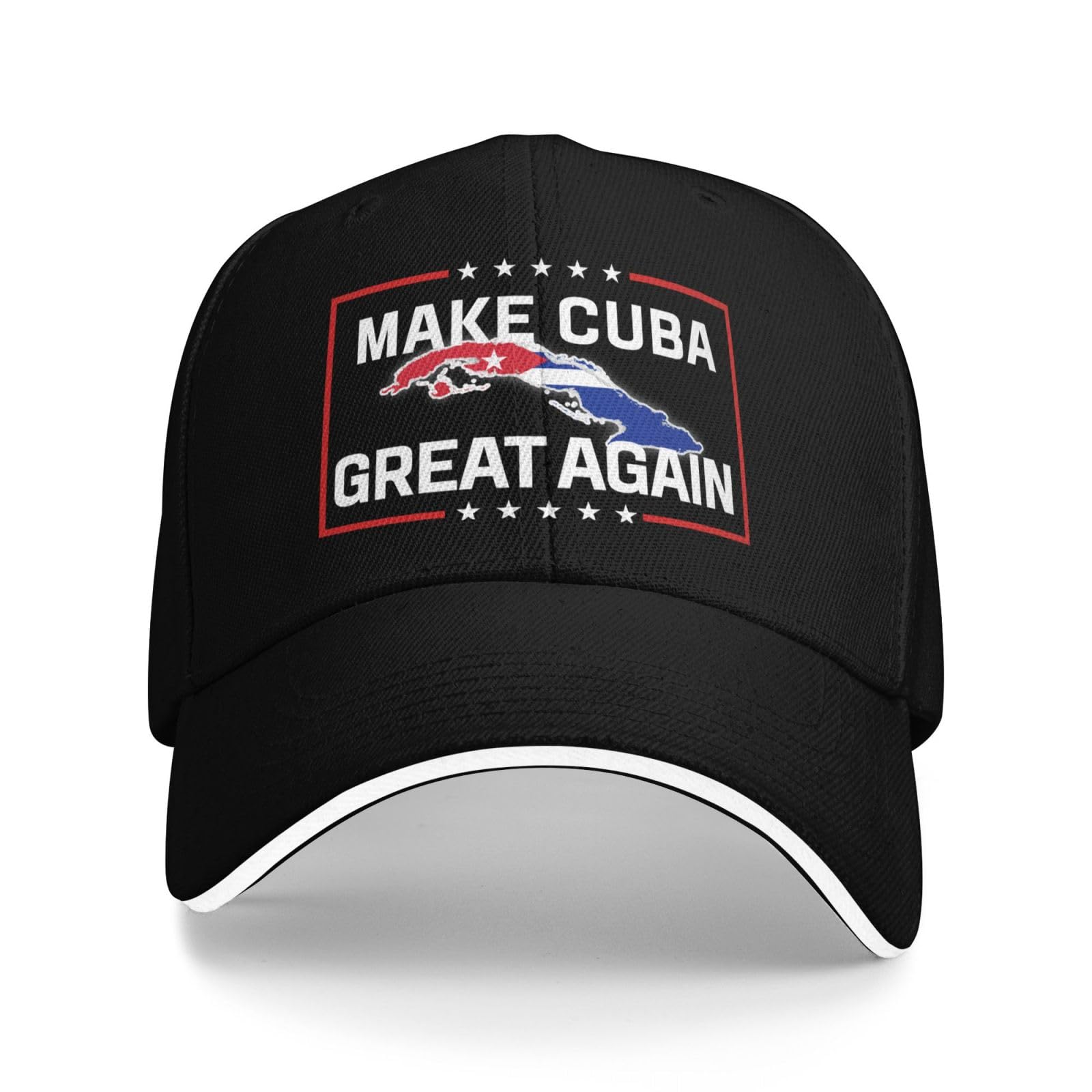 Antaa Make Cuba Great Again hat Cuban Flag Baseball Cap Black