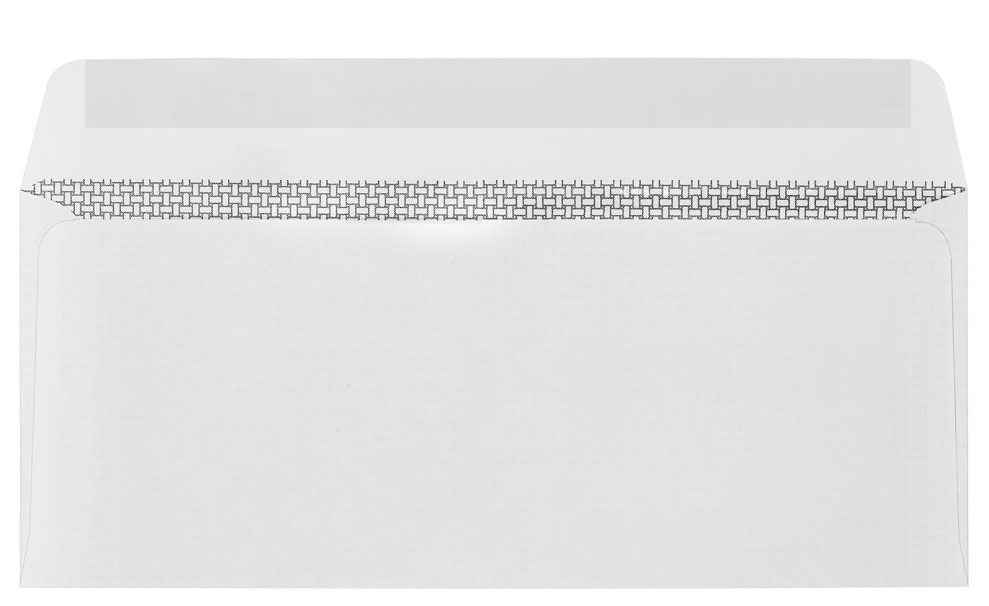 500#8 Gummed Double Window Security Check Envelopes - Designed for QuickBooks Checks, Business Mailing, and Security - Computer Printed Checks - Gummed Flap - 3 5/8 X 8 11/16