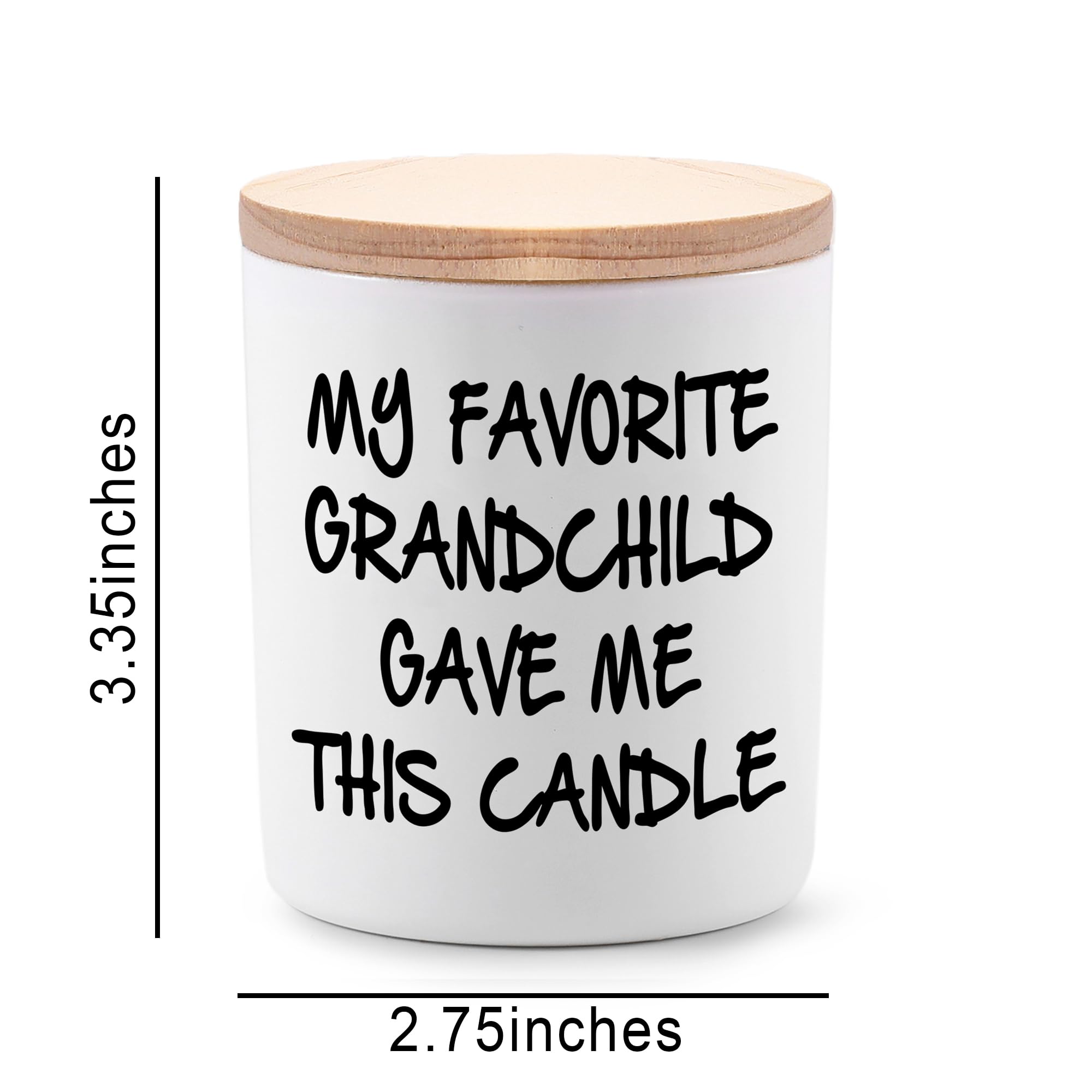 Gifts for Grandma Grandpa from Granddaughter or Grandson Funny Novelty Unique Christmas Fathers Day Mothers Day Birthday Gift for Grandpa Grandma Lavender Scented Soy Candle