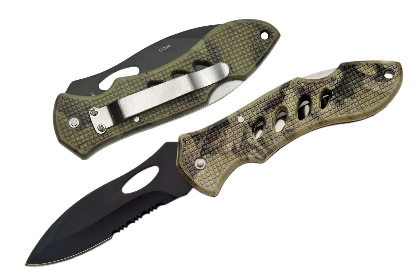 Eagle Eye Camo Folding Knife