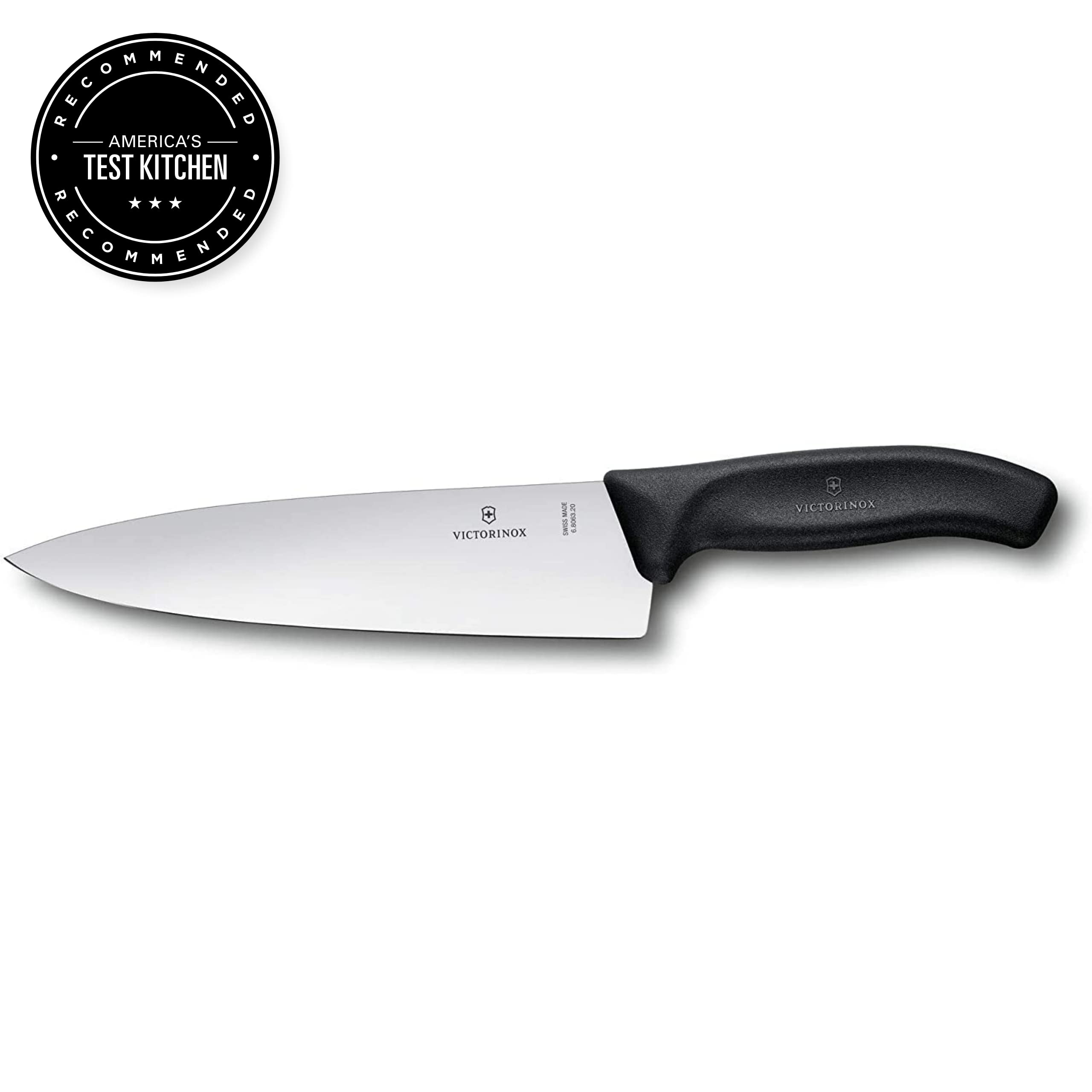 Victorinox Swiss Classic 8-Inch Chef's Knife with Straight-Edge Blade and Black Handle