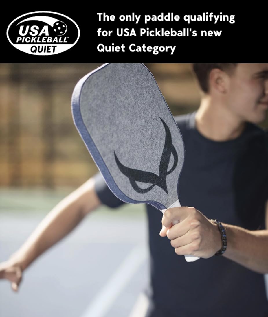 The OWL Paddle CX, Premium Pickleball Paddle - USAP Approved, Revolutionary Pickleball Paddle - Quiet Pickleball Paddle, 50% Less Noise - Great Control, Spin & Touch