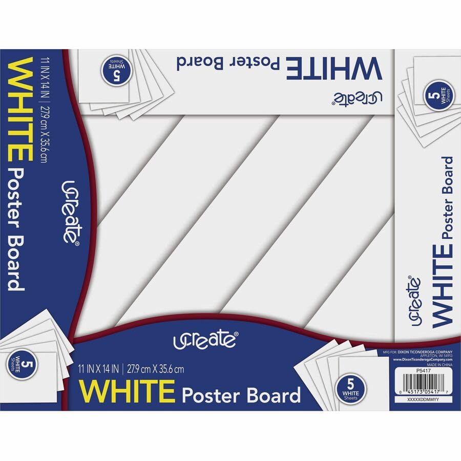 Pacon Poster Boards (PAC5417) 11 x 14, White