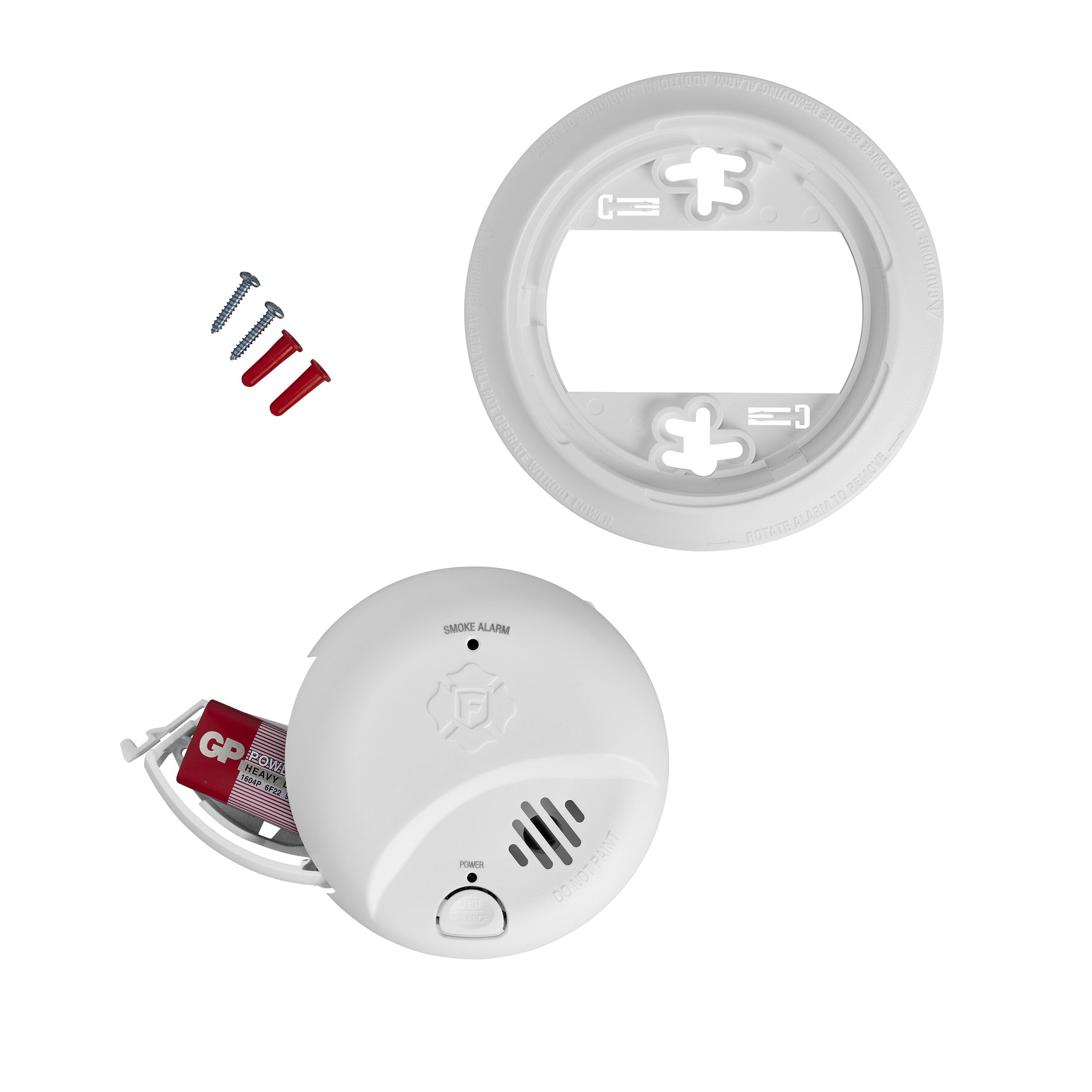 First Alert SMI100, Battery-Operated Smoke Alarm, 1-Pack