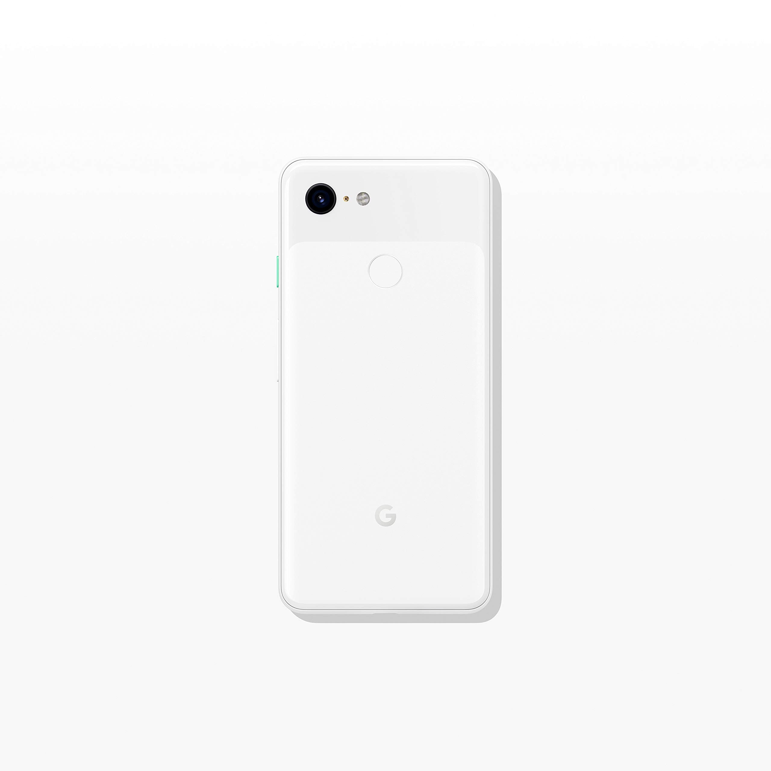 Google - Pixel 3 with 64GB Memory Cell Phone (Unlocked) - Clearly White