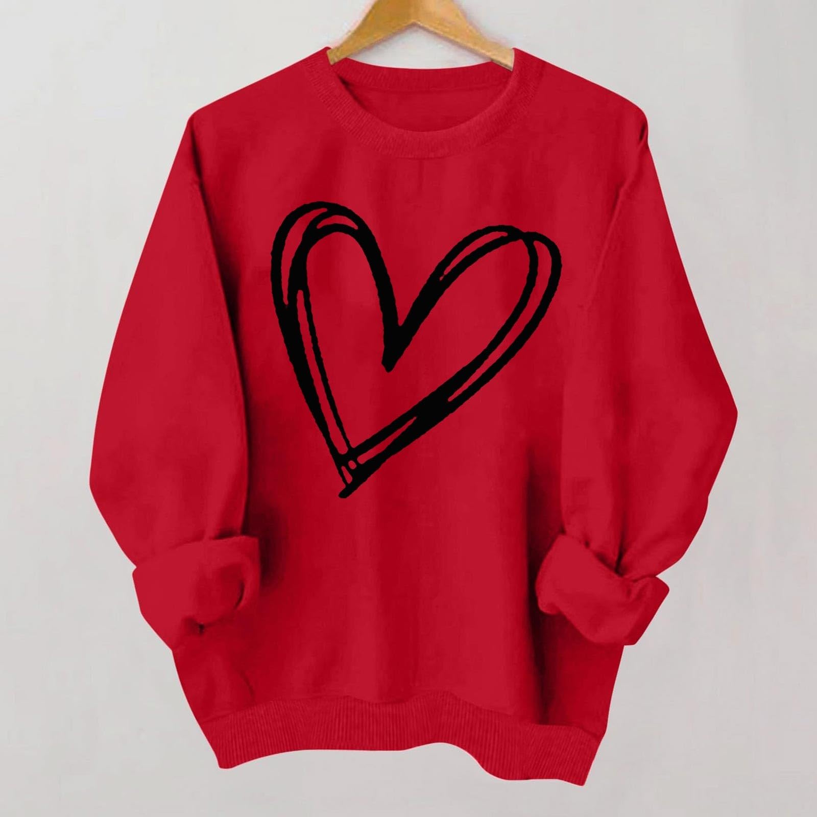 Womens Clearance sele Buy Again Orders My Past Orders I 2025 Previous Orders Placed by Me in 2025 Valentines Day Long Sleeve T-Shirts Lightning Today Prime Today Flash sele Today A-red