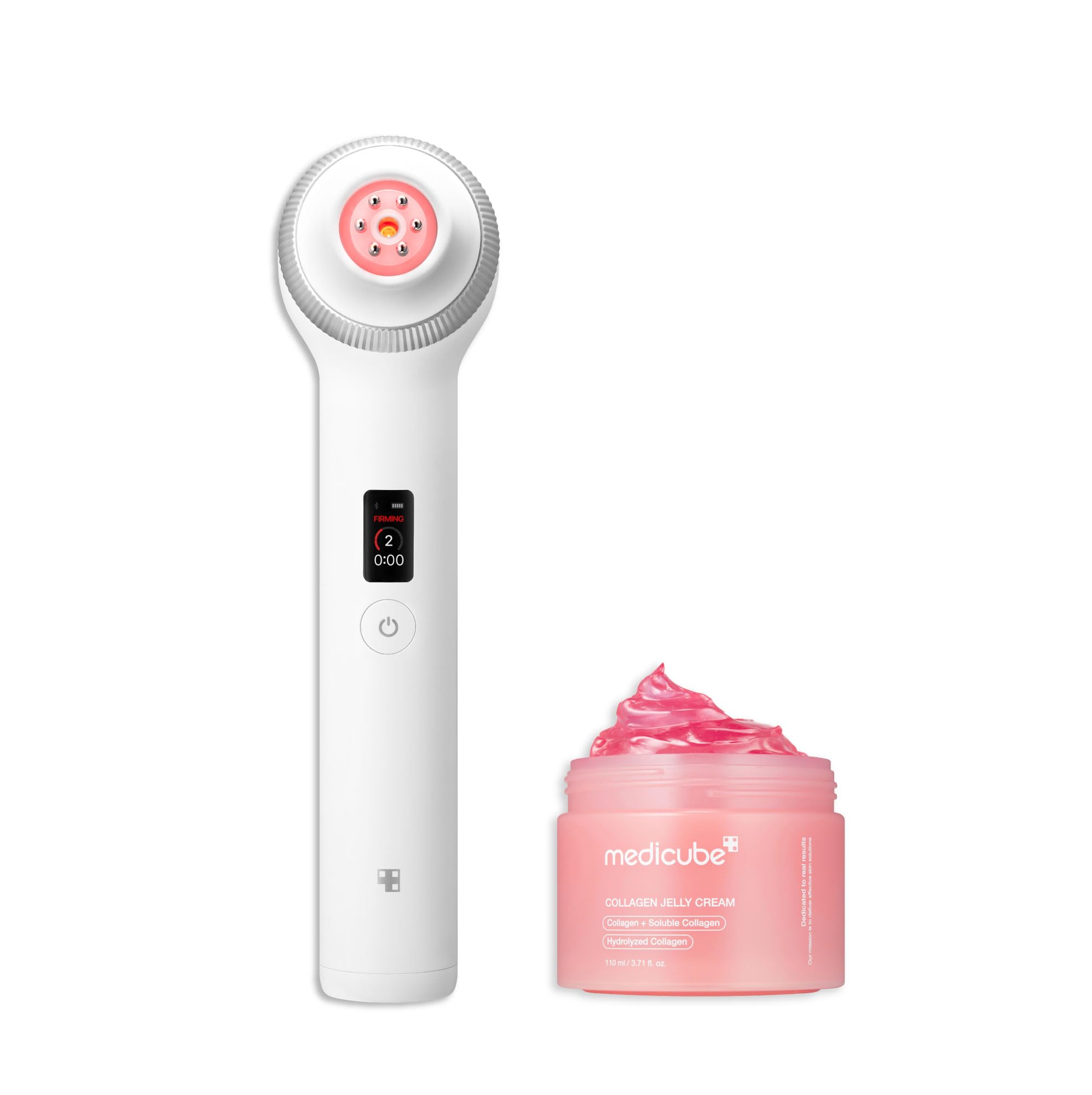 medicube High-Tech Radiance & Firming Duo: Medicube Age-R Ultra Tune 40.68 and Collagen Jelly Cream 110ml
