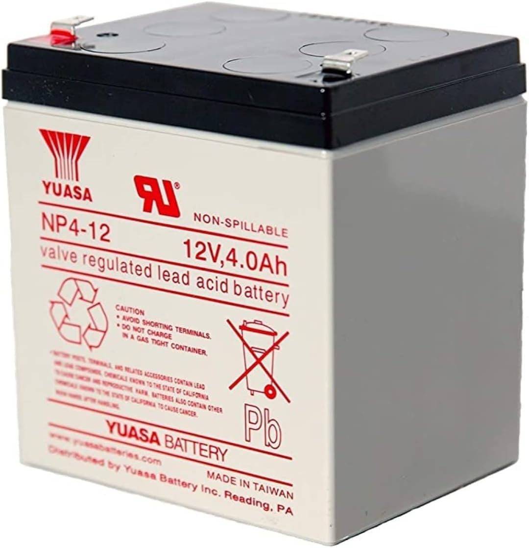YUASA Battery NP4-12 12 V 4AH Battery